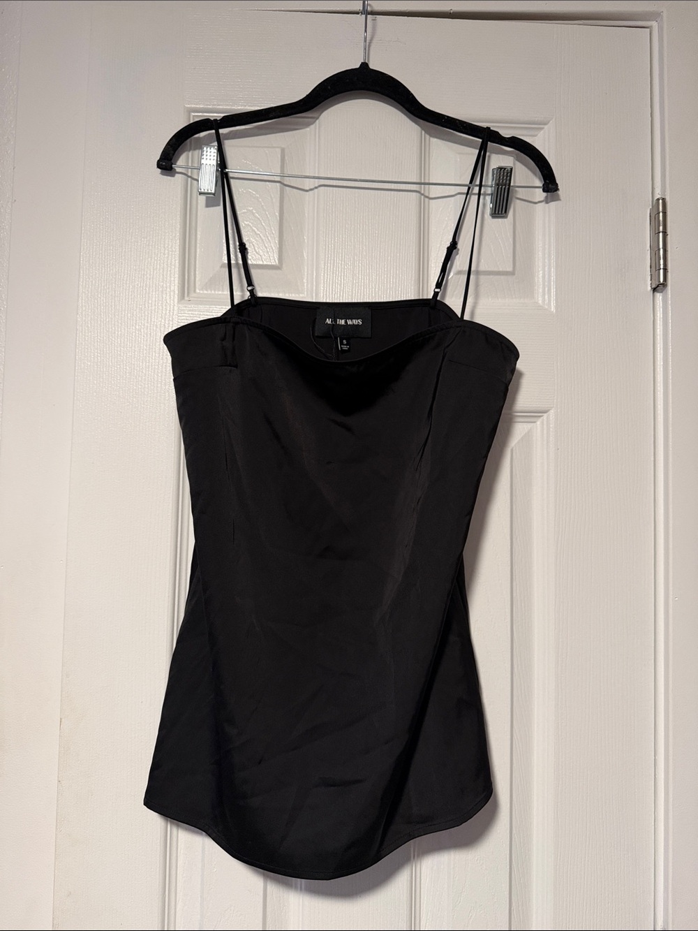 Black Satin Camisole